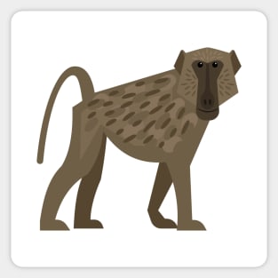 Baboon Sticker